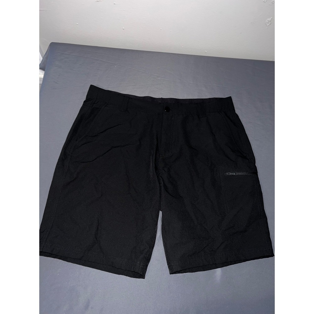ZeroXposur Mens Travel Series Shorts Black Quick Dry Cargo Pocket Hiking 38